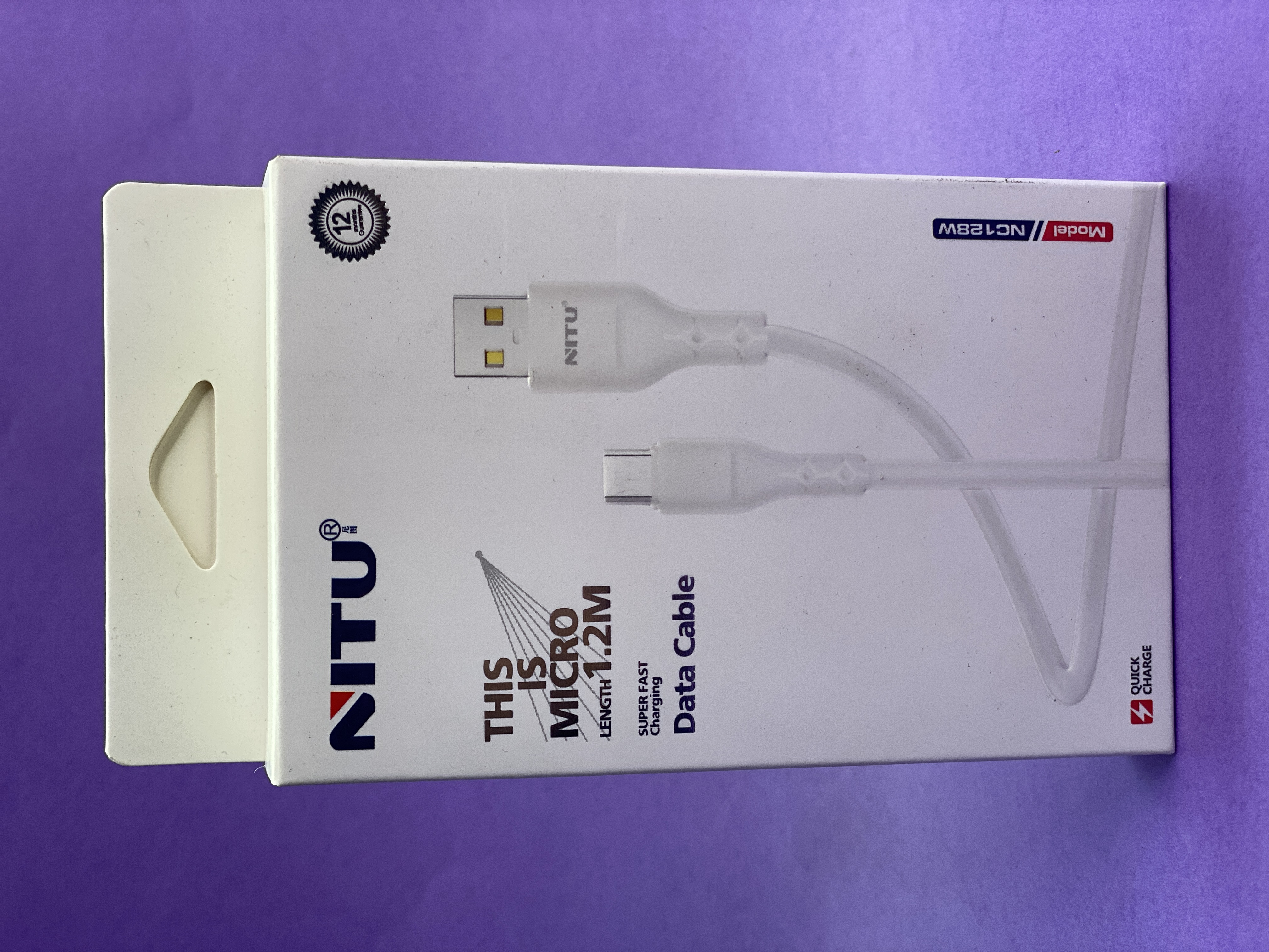کابل شارژ میکرو مدل NITU NC128w