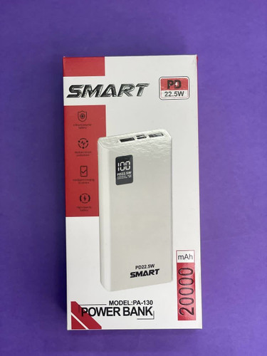 پاوربانک SMART مدل PA-130 ظرفیت 20000 میلی آمپر