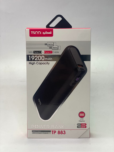 پاوربانک TSCO مدل TP883 ظرفیت 20000mah