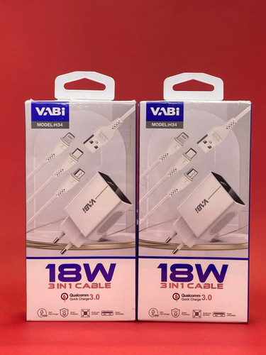 شارژر VABi مدل H34 / ۳in1