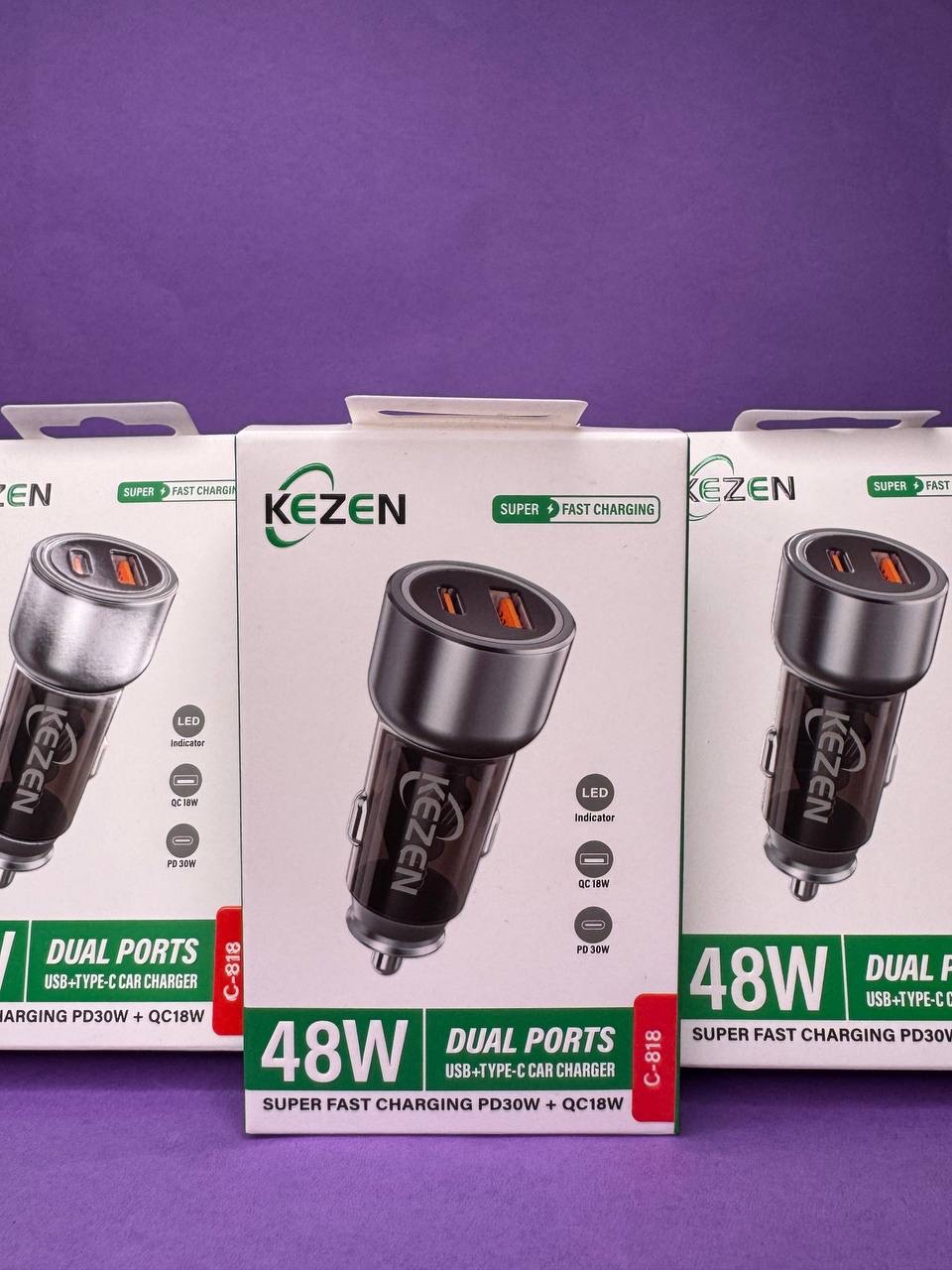 شارژر فندکی Kezen مدل C818